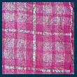 pink plaid fancy tichel