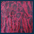 red basic animal print tichel
